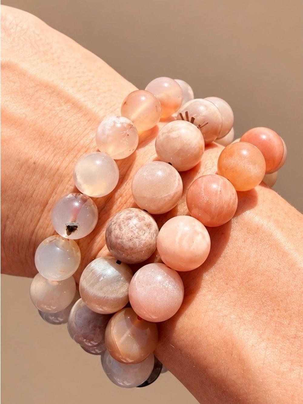 10-12mm Natural Gemstone Bracelets